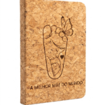 Caderno A6 Personalizado a Laser - "Melhor Mãe do Mundo"