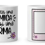 Caneca Personalizada Amiga Irmã com Foto – Prenda Especial Amizade