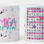 Caneca Personalizada "Minha Amiga Secreta é..." – Sopa de Letras Original