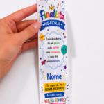 Fita de Finalista Pré-Escolar Personalizada com Nome