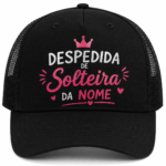 Boné de Rede Personalizado Despedida de Solteira (#TeamNoiva)