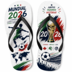 Chinelos de Praia Personalizados Mundial 2026 "Edição Adepto"