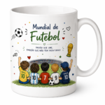 Caneca de Cerâmica Mundial de Futebol 2026 "União das Seleções"