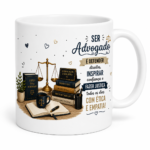 Caneca Personalizada Profissões - Advogado "Fazer Justiça"