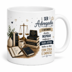 Caneca Personalizada Profissões - Advogada "Fazer Justiça"