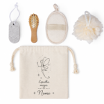 Set de Banho Personalizado com Saco em Algodão - "Espalha Magia"