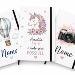 Caderno Personalizado A5 Capa Sublimável — Com Nome