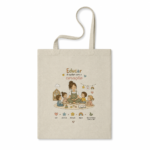 Tote Bag Personalizada Educadora e Professora - "Educar é Cuidar com o Coração"