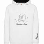 Sweatshirt Hoodie Personalizada Capacete - "Mantém o Foco"