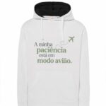 Linha Sarcástica | Hoodie Branco com Frases